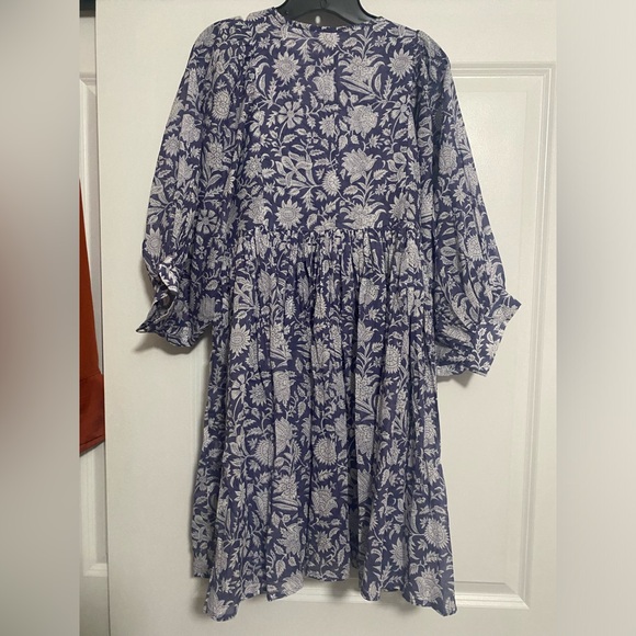 Daughters of India Kyra Mini Dress in Blue Iris - Picture 3 of 5